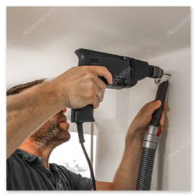 Снос перегородки с пылеудалением