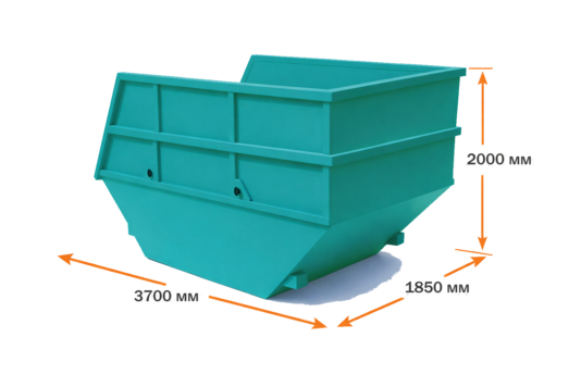 Контейнер 12 м3. Стены из гипсокартона, сантехника, двери.