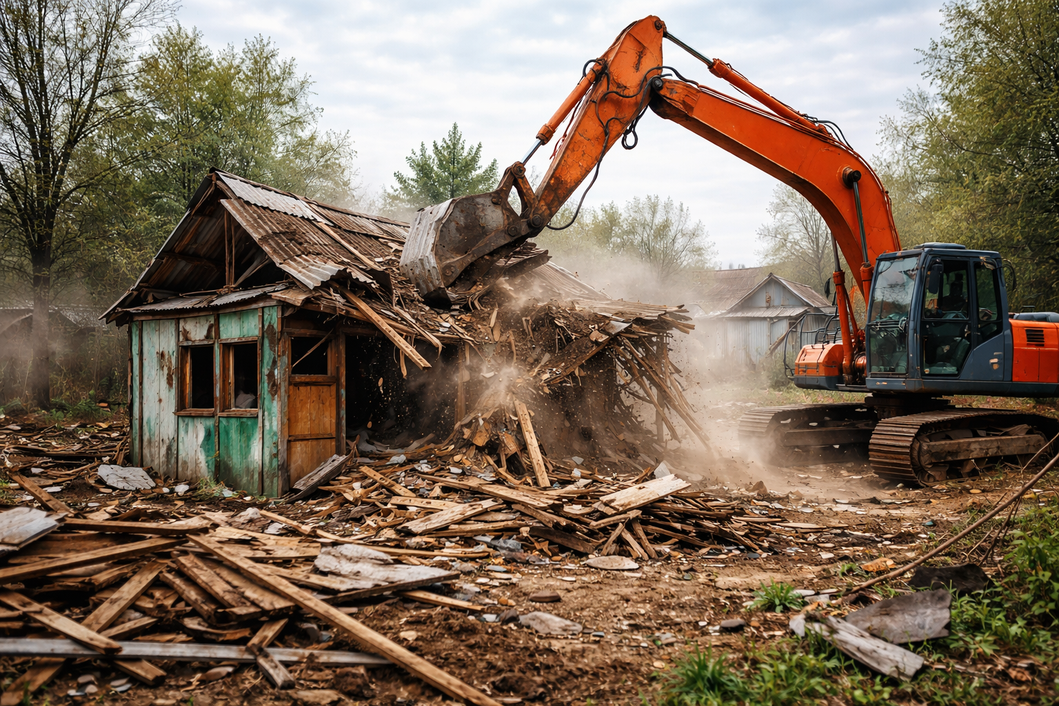 Снос небольшого строения